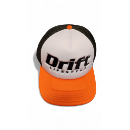 DRIFT LIFESTYLE TRUCKER sapka, olíva / narancs